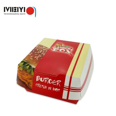 Disposable paper box hamburger packaging box design