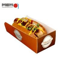 Food tray for hot dog packaging food grade kraft paper