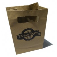 Kraft paper bags for burger packaging & take away bag